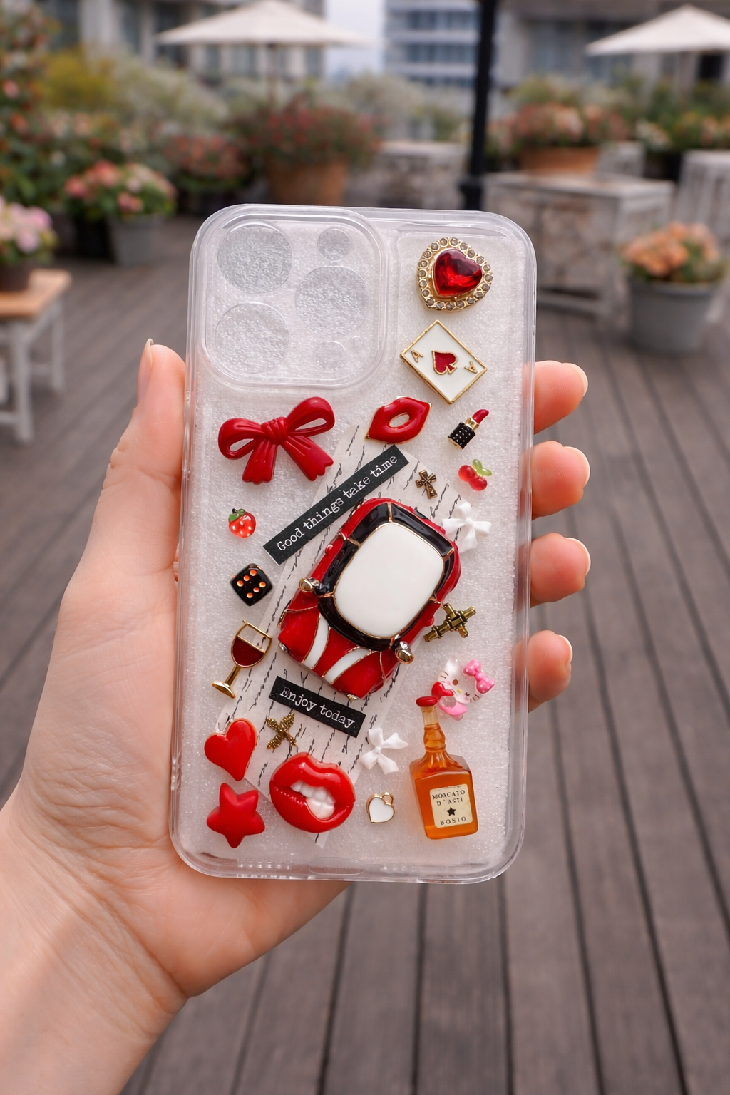 Husă Personalizată "Red chic"