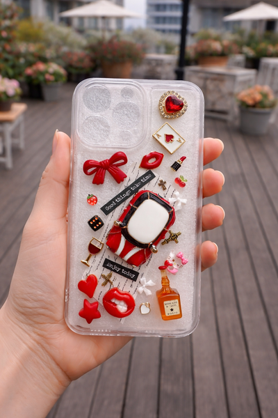 Husă Personalizată "Red chic"