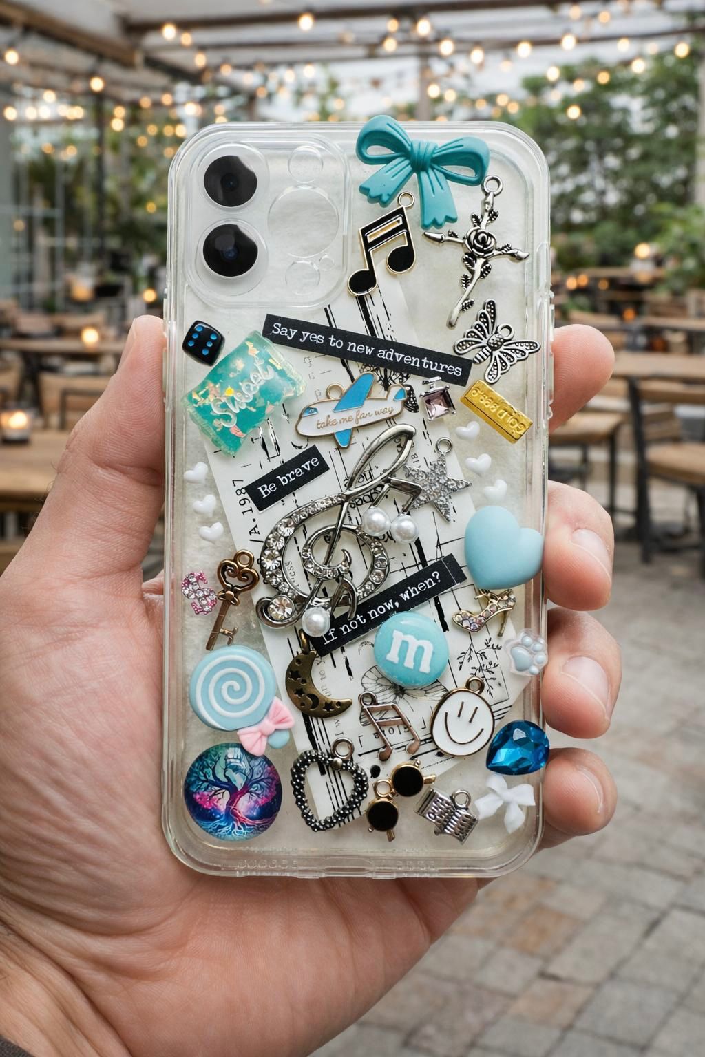 Husă personalizată ''Blue Vibes''