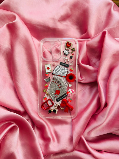 Husă Personalizată "Red Playing Cards Design'' ❤️