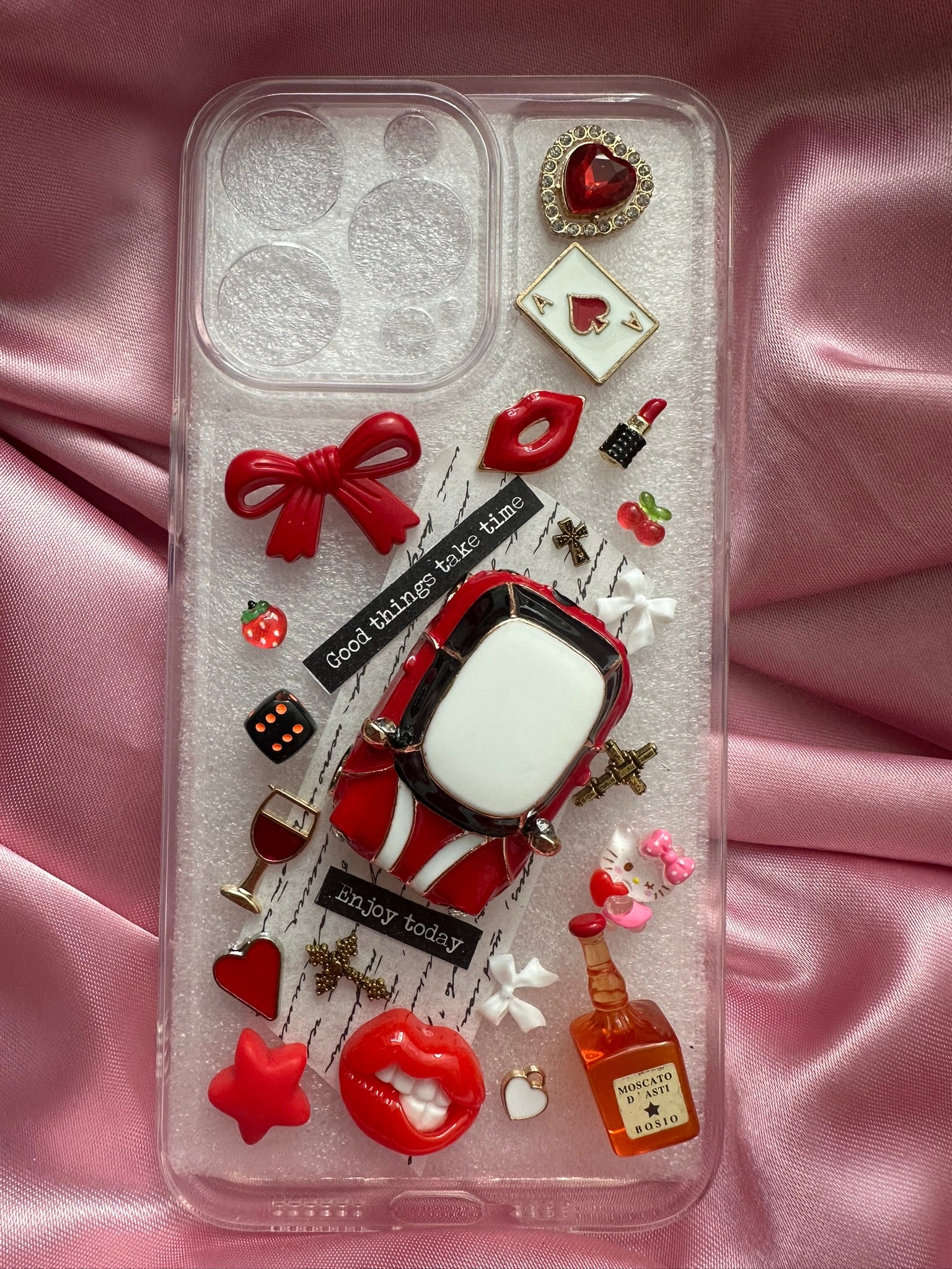 Husă Personalizată "Red chic"
