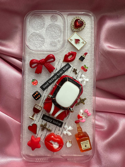 Husă Personalizată "Red chic"