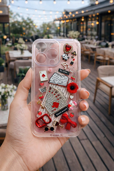 Husă Personalizată "Red Playing Cards Design'' ❤️