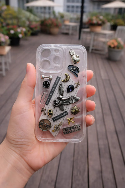 Husă Personalizată "Black & Silver Aesthetic"