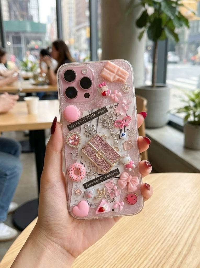 Husă Personalizată "Pink Glamour"