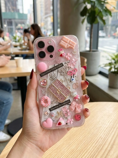 Husă Personalizată "Pink Glamour"