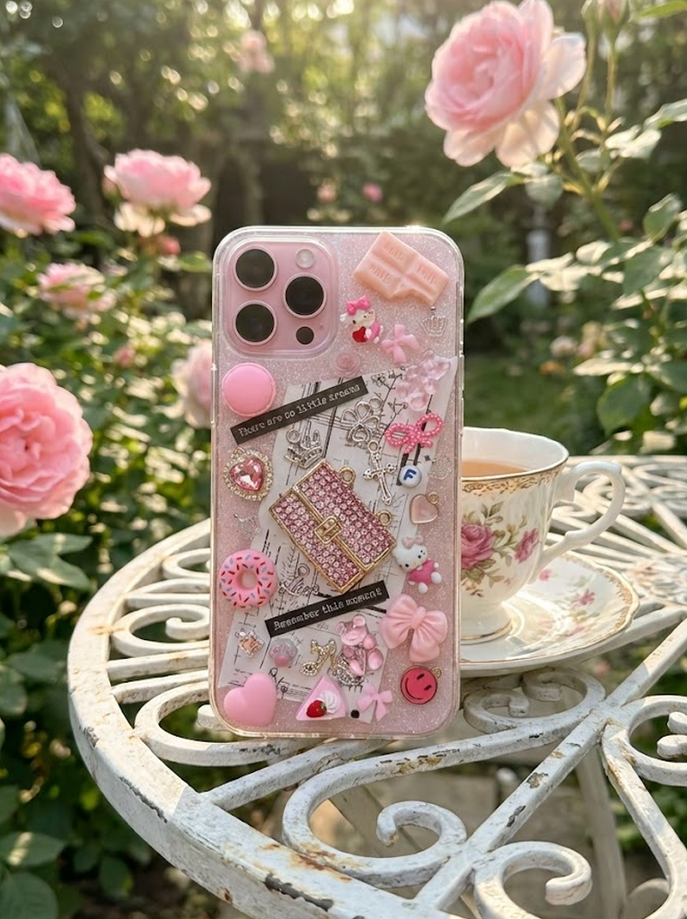 Husă Personalizată "Pink Glamour"