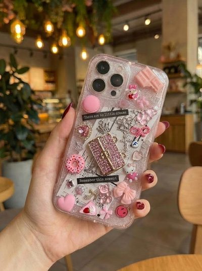 Husă Personalizată "Pink Glamour"